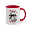 Teecustom Mug Pompier Humour – J’Peux Pas La Caserne M’Attend – Tasse Sapeur-Pompier Design Casque