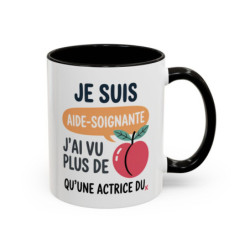 Teecustom Mug Aide-Soignante Humour – J’En Ai Vu Plus Que Dans Un Film – Tasse Métier Originale