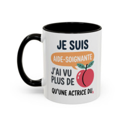 Teecustom Mug Aide-Soignante Humour – J’En Ai Vu Plus Que Dans Un Film – Tasse Métier Originale