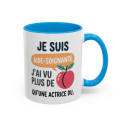 Teecustom Mug Aide-Soignante Humour – J’En Ai Vu Plus Que Dans Un Film – Tasse Métier Originale