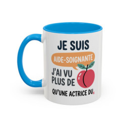 Teecustom Mug Aide-Soignante Humour – J’En Ai Vu Plus Que Dans Un Film – Tasse Métier Originale