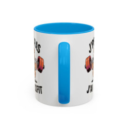 Teecustom Mug Cross Training – J’Peux Pas J’Ai Crossfit – Tasse Sport Humour Bouledogue Musclé