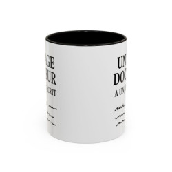 Teecustom Mug Citation Humour – Un Sage Docteur A Un Jour Écrit – Tasse Message Drôle