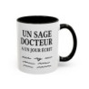Teecustom Mug Citation Humour – Un Sage Docteur A Un Jour Écrit – Tasse Message Drôle