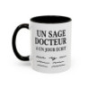 Teecustom Mug Citation Humour – Un Sage Docteur A Un Jour Écrit – Tasse Message Drôle