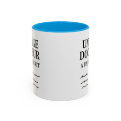 Teecustom Mug Citation Humour – Un Sage Docteur A Un Jour Écrit – Tasse Message Drôle