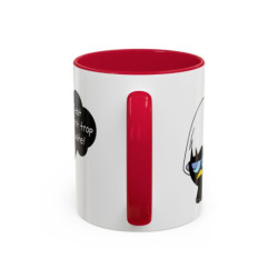 Mug Céramique Calimero Grognon – Tasse Humour “C’est Vraiment Trop Injuste” 325ml – Cadeau Original Café Noir,Bleu,Rouge