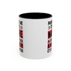 Mug Sœur Humour 325ml – Tasse Drôle “Parfois Je Me Trouve Moche Alors Je Pense à Ma Sœur” – Cadeau Sœur Original – Céramique