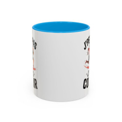 Mug J’peux pas J’vais Courir – Tasse Céramique Running Humour – Cadeau Sportif Course à Pied 325ml