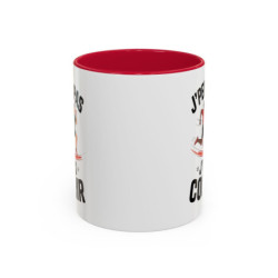 Mug J’peux pas J’vais Courir – Tasse Céramique Running Humour – Cadeau Sportif Course à Pied 325ml