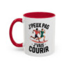 Mug J’peux pas J’vais Courir – Tasse Céramique Running Humour – Cadeau Sportif Course à Pied 325ml
