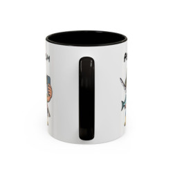 Mug Personnalisé Pêcheur Selfie – Tasse Céramique avec Prénom – Cadeau Pêche Homme Drôle – Micro-ondes & Lave-Vaisselle – 325 ml