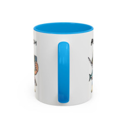 Mug Personnalisé Pêcheur Selfie – Tasse Céramique avec Prénom – Cadeau Pêche Homme Drôle – Micro-ondes & Lave-Vaisselle – 325 ml