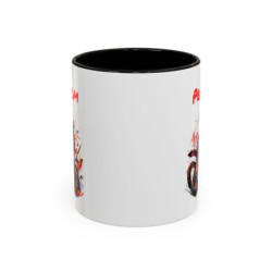 Mug Personnalisé Motocross – Tasse Céramique Pilote MX avec Prénom – Cadeau Moto Cross Offroad
