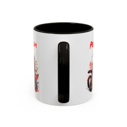 Mug Personnalisé Motocross – Tasse Céramique Pilote MX avec Prénom – Cadeau Moto Cross Offroad