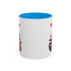 Mug Personnalisé Motocross – Tasse Céramique Pilote MX avec Prénom – Cadeau Moto Cross Offroad
