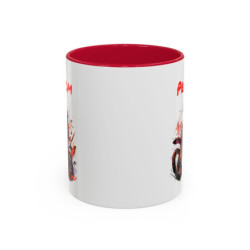 Mug Personnalisé Motocross – Tasse Céramique Pilote MX avec Prénom – Cadeau Moto Cross Offroad