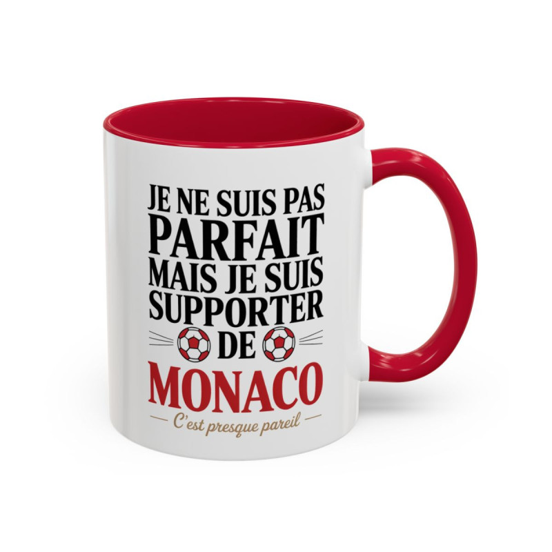 Mug Monaco C’est Presque Pareil – Tasse Céramique Humour Football – Cadeau Supporter Foot