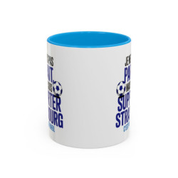 Mug Supporter Strasbourg – Tasse Céramique Humour Football – Cadeau Fan Ville de Strasbourg