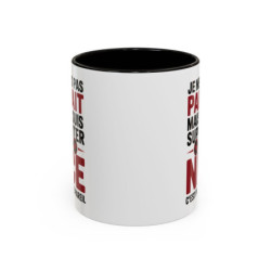 Mug Supporter Nice Humour – Tasse Céramique Football Texte Drôle – Cadeau Fan Ville de Nice 325ml