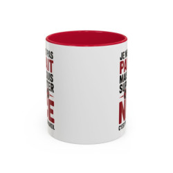 Mug Supporter Nice Humour – Tasse Céramique Football Texte Drôle – Cadeau Fan Ville de Nice 325ml