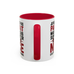 Mug Supporter Nice Humour – Tasse Céramique Football Texte Drôle – Cadeau Fan Ville de Nice 325ml