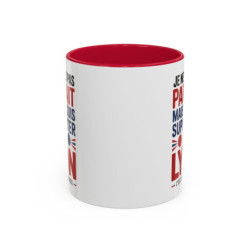 Mug Supporter Lyon Humour – Tasse Céramique Football Texte Drôle – Cadeau Fan Ville de Lyon