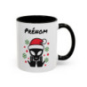 Teecustom Mug Alien Personnalisé avec Prénom Tasse Humour Noël OVNI Signe Jul Cadeau Drôle et Original