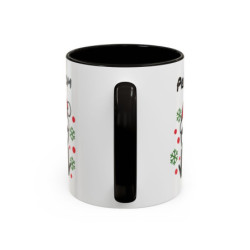Teecustom Mug Alien Personnalisé avec Prénom Tasse Humour Noël OVNI Signe Jul Cadeau Drôle et Original