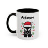 Teecustom Mug Alien Personnalisé avec Prénom Tasse Humour Noël OVNI Signe Jul Cadeau Drôle et Original