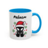 Teecustom Mug Alien Personnalisé avec Prénom Tasse Humour Noël OVNI Signe Jul Cadeau Drôle et Original