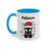 Teecustom Mug Alien Personnalisé avec Prénom Tasse Humour Noël OVNI Signe Jul Cadeau Drôle et Original