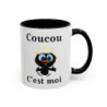 Mug Caliméro Coucou c'est moi idée cadeau tasse drôle Noir Bleu Rouge