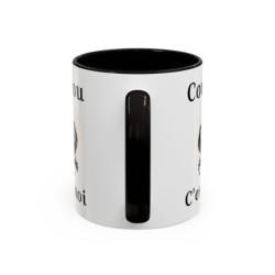 Mug Caliméro Coucou c'est moi idée cadeau tasse drôle Noir Bleu Rouge