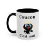 Mug Caliméro Coucou c'est moi idée cadeau tasse drôle Noir Bleu Rouge