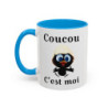Mug Caliméro Coucou c'est moi idée cadeau tasse drôle Noir Bleu Rouge