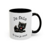 Mug Chat Mignon – Tasse Céramique Illustration Chaton – Cadeau Amoureux des Chats  325 ml