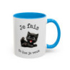Mug Chat Mignon – Tasse Céramique Illustration Chaton – Cadeau Amoureux des Chats  325 ml