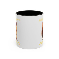 Mug Me Casse Pas Les Noisettes – Tasse Céramique Écureuil Humour – Cadeau Drôle Expression Française