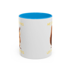 Mug Me Casse Pas Les Noisettes – Tasse Céramique Écureuil Humour – Cadeau Drôle Expression Française