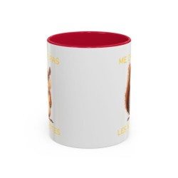 Mug Me Casse Pas Les Noisettes – Tasse Céramique Écureuil Humour – Cadeau Drôle Expression Française