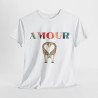 Tee Shirt Amour Girafe idée cadeau Love