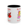 Mug Caliméro Ze veux zuste un petit bizou ! Idée cadeau humour drôle amusant tasse Noir Bleu Rouge