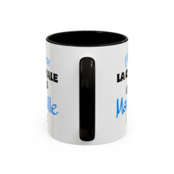 Mug “C’est pas Marseille” – Tasse Céramique Humour Typographique – Cadeau Original Sud de la France