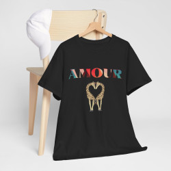 Tee Shirt Amour Girafe idée cadeau Love