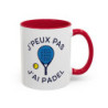 Mug Padel Humour “J’peux pas j’ai Padel” – Tasse Céramique Sport – Cadeau Joueur de Padel