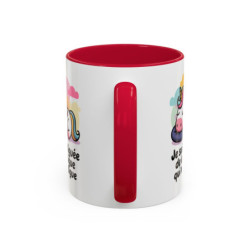 Mug “Je suis fatiguée de la fatigue qui me fatigue” – Tasse Licorne Humoristique – Cadeau Drôle Femme – Café Thé – 325 ml