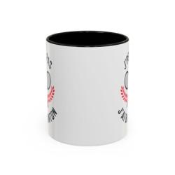 Mug Badminton Humour – “J’peux pas j’ai badminton” – Tasse Cadeau Joueur de Badminton – Raquettes et Volant – 325 ml