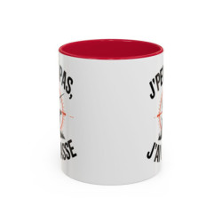 Mug Chasse Humour “J’peux pas j’ai chasse” – Tasse Chasseur avec Chien et Fusil – Cadeau Passion Nature