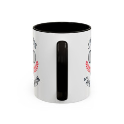 Mug Badminton Humour – “J’peux pas j’ai badminton” – Tasse Cadeau Joueur de Badminton – Raquettes et Volant – 325 ml